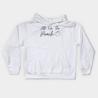 Fitness - All For The Peach for Women Kids Hoodie